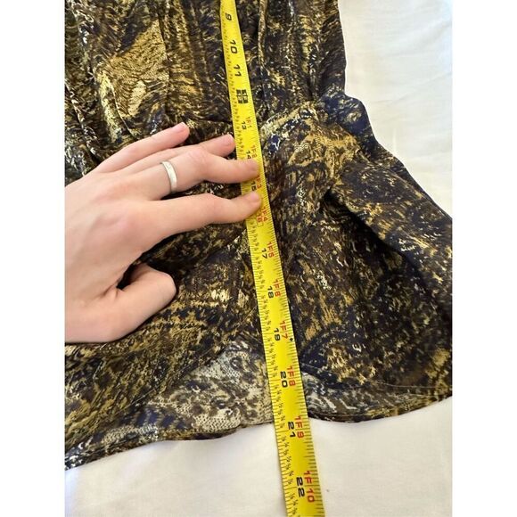 NWT Lafayette 148 New York Womans Olive100% Silk Sleeveless Top Size 0 - Picture 10 of 10